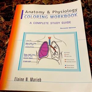 Anatomy & Physiology Coloring Workbook: A Complete Study Guide (7th Edition)